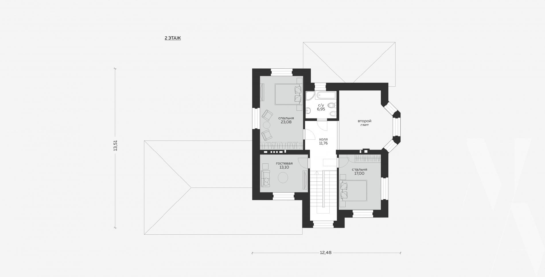 Планировка проекта дома №m-312 m-312_p (2).jpg